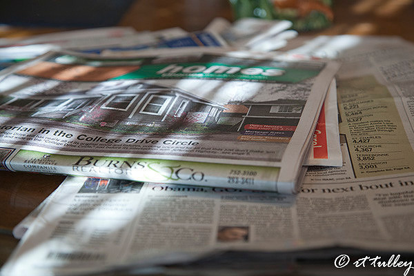 morning newspaper