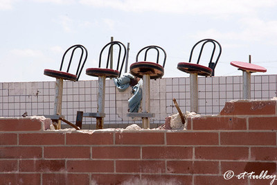 destroyed waffle house in gulfport after hurricane katrina