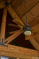 Black Bear GC Fan On Clubhouse Porch