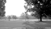 Oakwing GC Practice Putting Green B/W