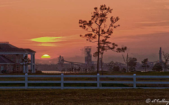 Gray Plantation Sunset Near #7 fairway