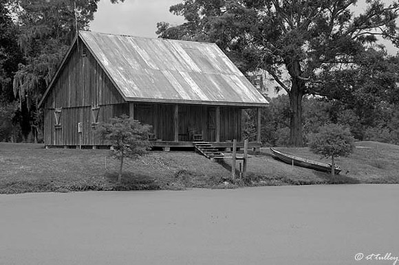 Atchafalaya Cajun Shack B/W
